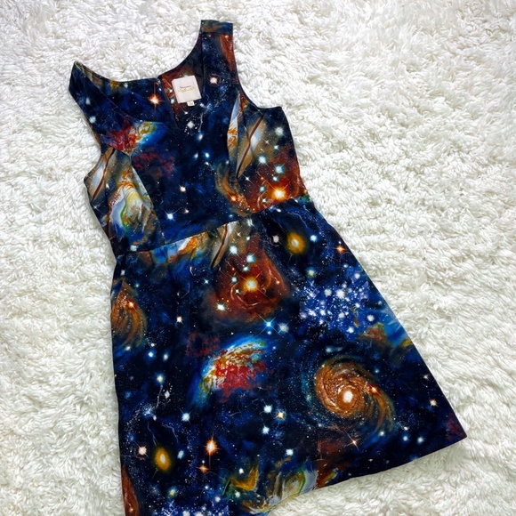 Modcloth Dresses & Skirts - ModCloth Heart & Solar System Galaxy Dress